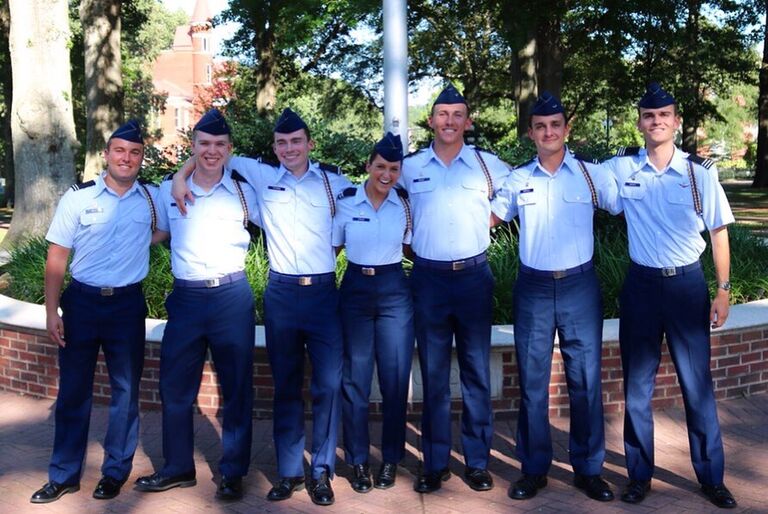 Meanwhile, Megan was at the top of her class at Ole Miss and received a scholarship with the Air Force, committing to at least four years of service after college. 