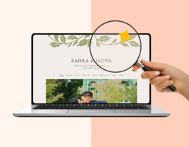 How to find a couples website on the knot