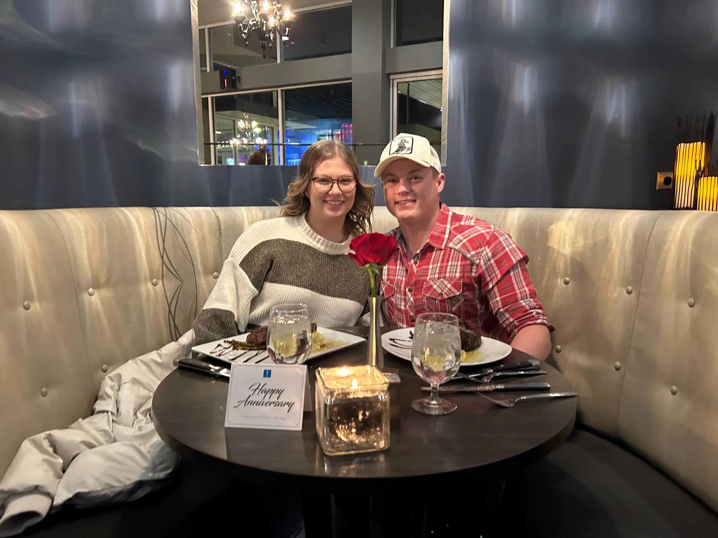 One-Year Anniversary Date! 