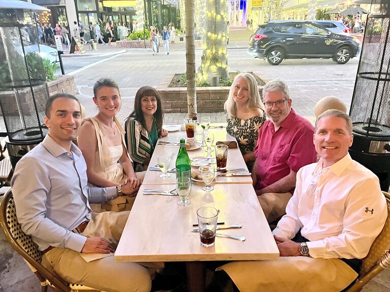 Celebrating Helen and Jared's first anniversary and the merging of two families! So much love!