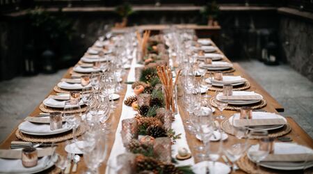 Rustic table setting - Apple Catering Hire