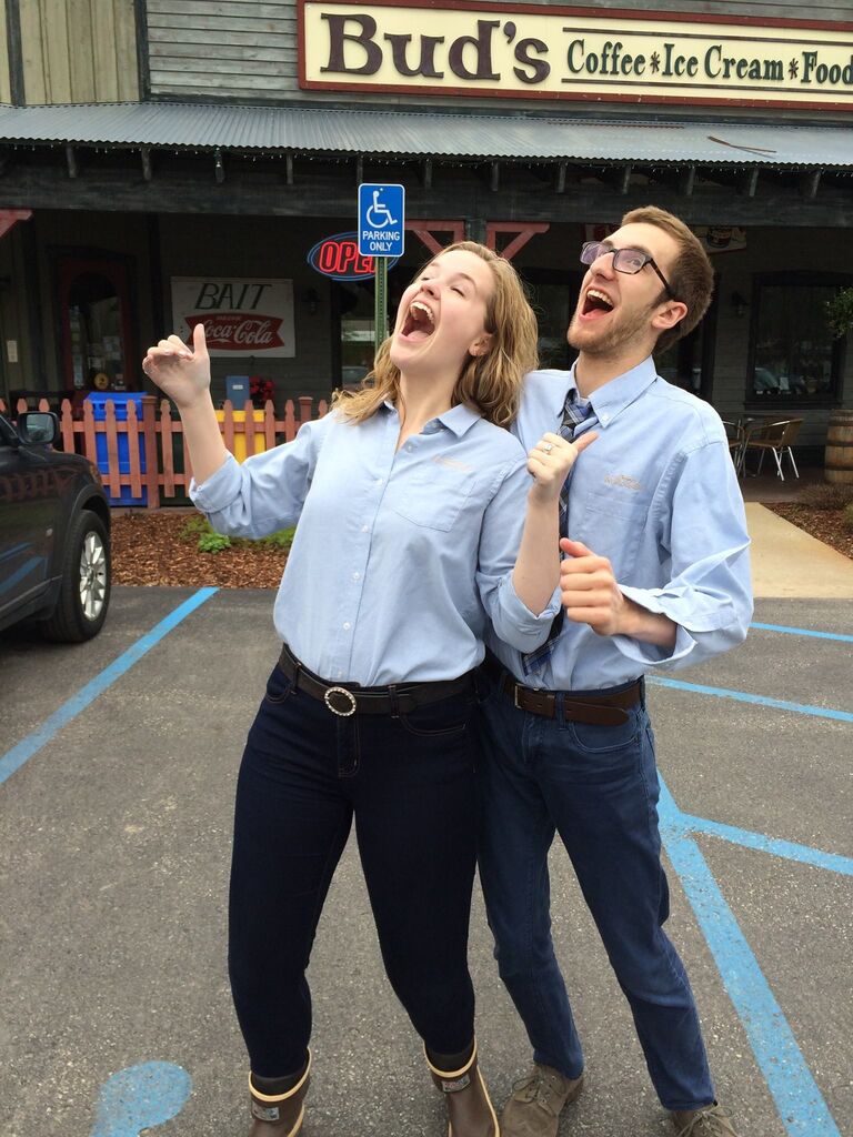 Celebrating the end of high school and our decision to attend college together at the University of Puget Sound.