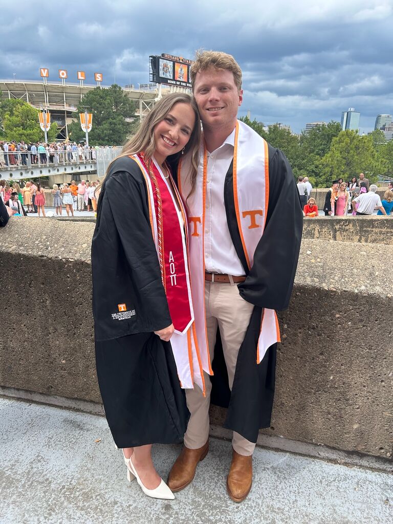 Nick and Kate graduate from the University of Tennessee!