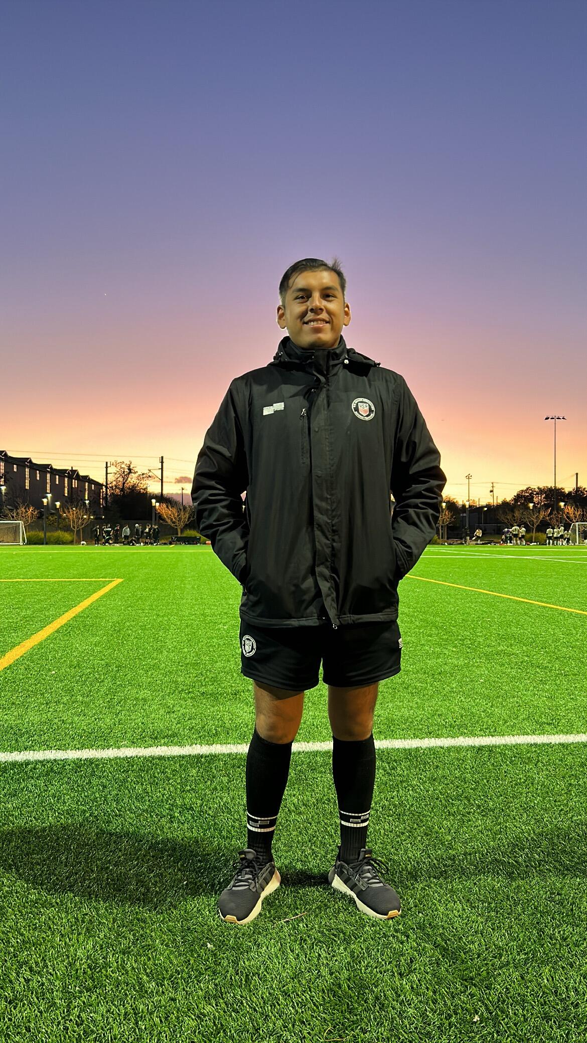 Throughout our relationship, I’ve always loved going and watching Bruno referee soccer games. Watching him grow into such an amazing referee over the years 