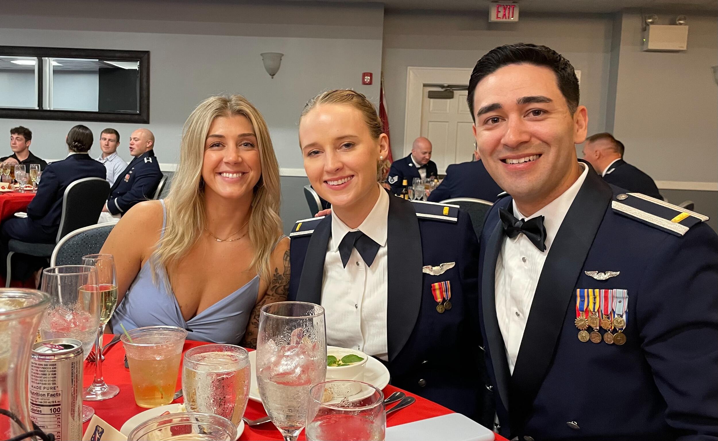 Graduation dinner! CJ drove up to attend as well. 
