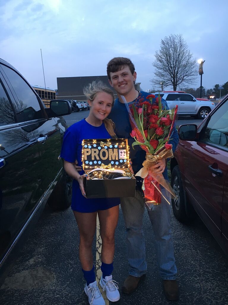 Our story began in high school. We started dating soon after Logan asked me to prom! We both had a feeling this was the start of something special!