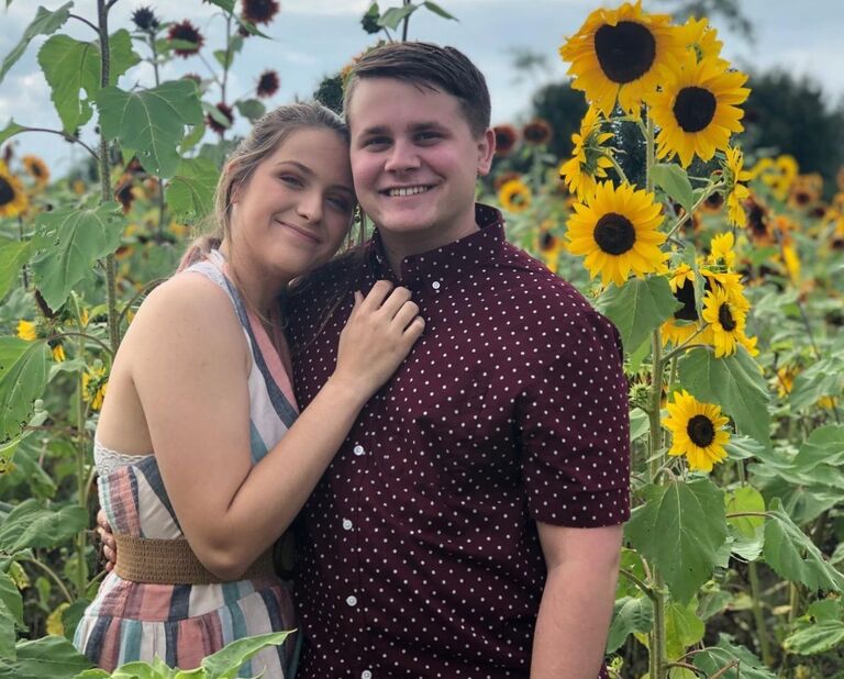 We began dating in 2019, after reconnecting after high school. We enjoyed each other's humor, and each other's music taste. As we began to spend more time together, we became inseparable. 