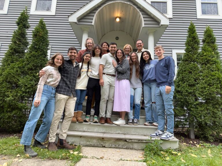 The Josephs meet the Burseys for an engagement party