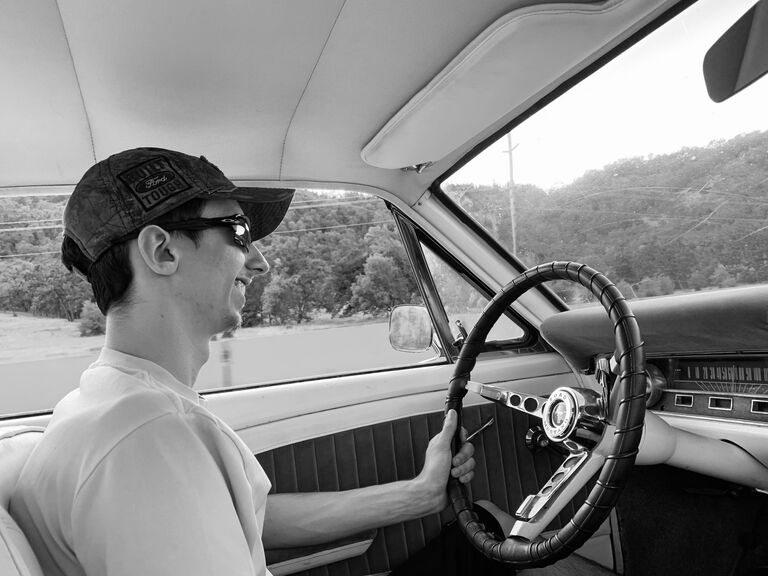 It didn't take long for CheyAnn and Nick to decide that road trips were their thing! They drove across country twice after all!  Their next road trip was down to Nicks grandparents house in Palm Springs to buy the 1965 Mustang that's been in the family for years!