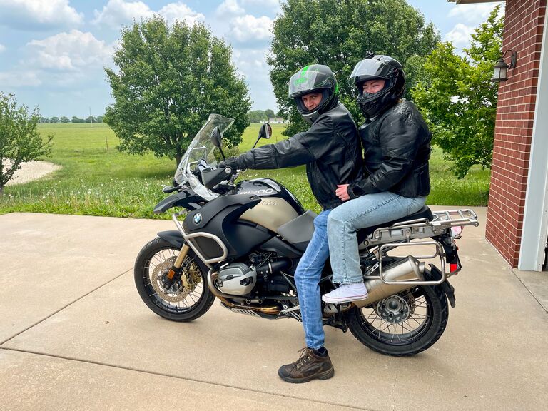 Ethan's new motorcycle - the real love of his life ;)