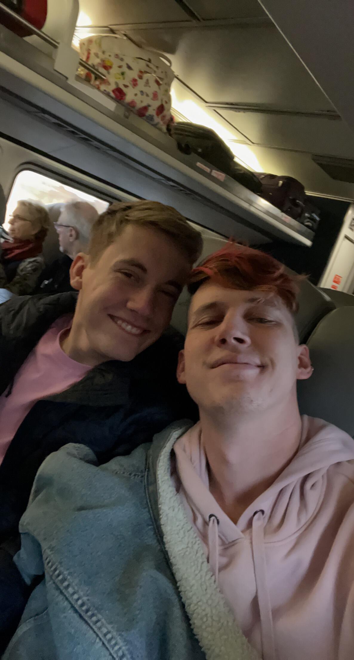 Train to Washington D.C. for out first New Years together