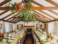 elegant rustic wedding reception venue