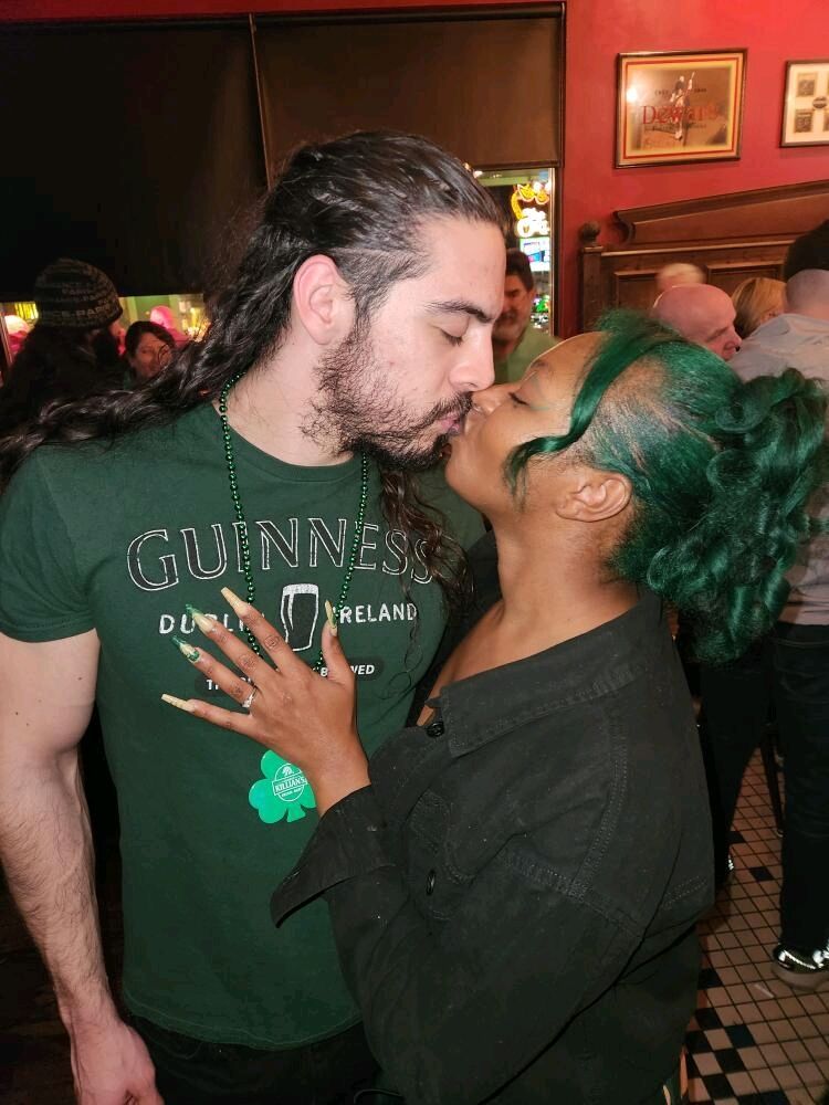 He popped the question. She said yes!