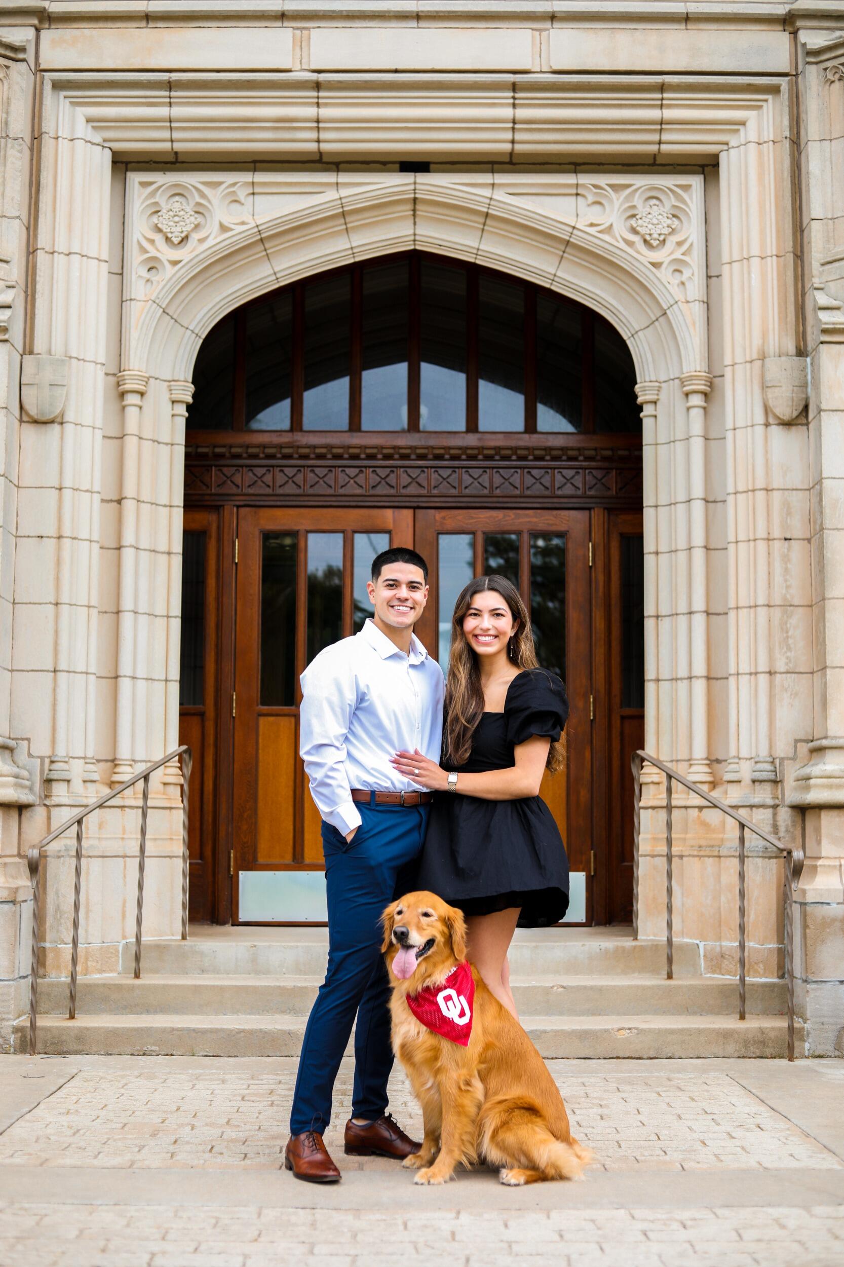Bella came to live with us at OU for the second half of the spring semester!