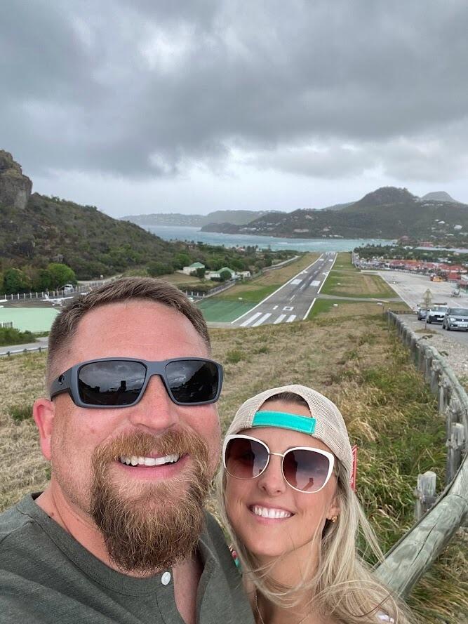 Capri and Clint in St. Bart's for an unforgettable trip!