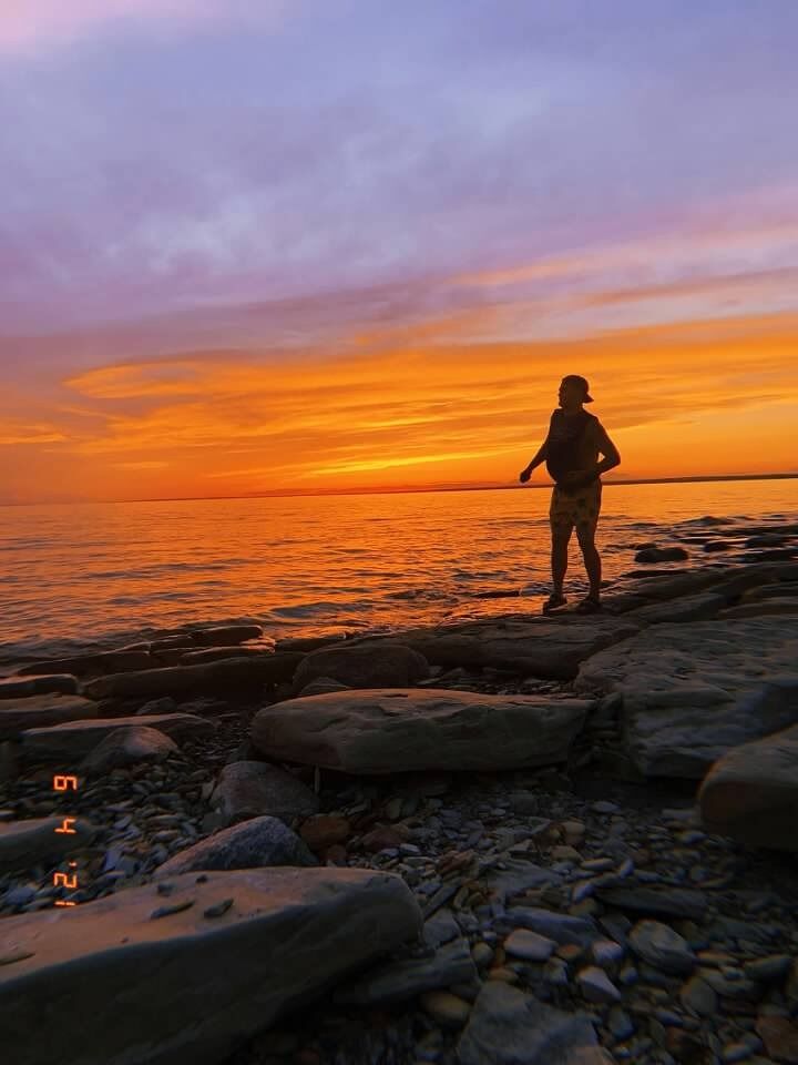 My first time out to Beulah Bay. No wonder I kept coming back with a sunset like that!