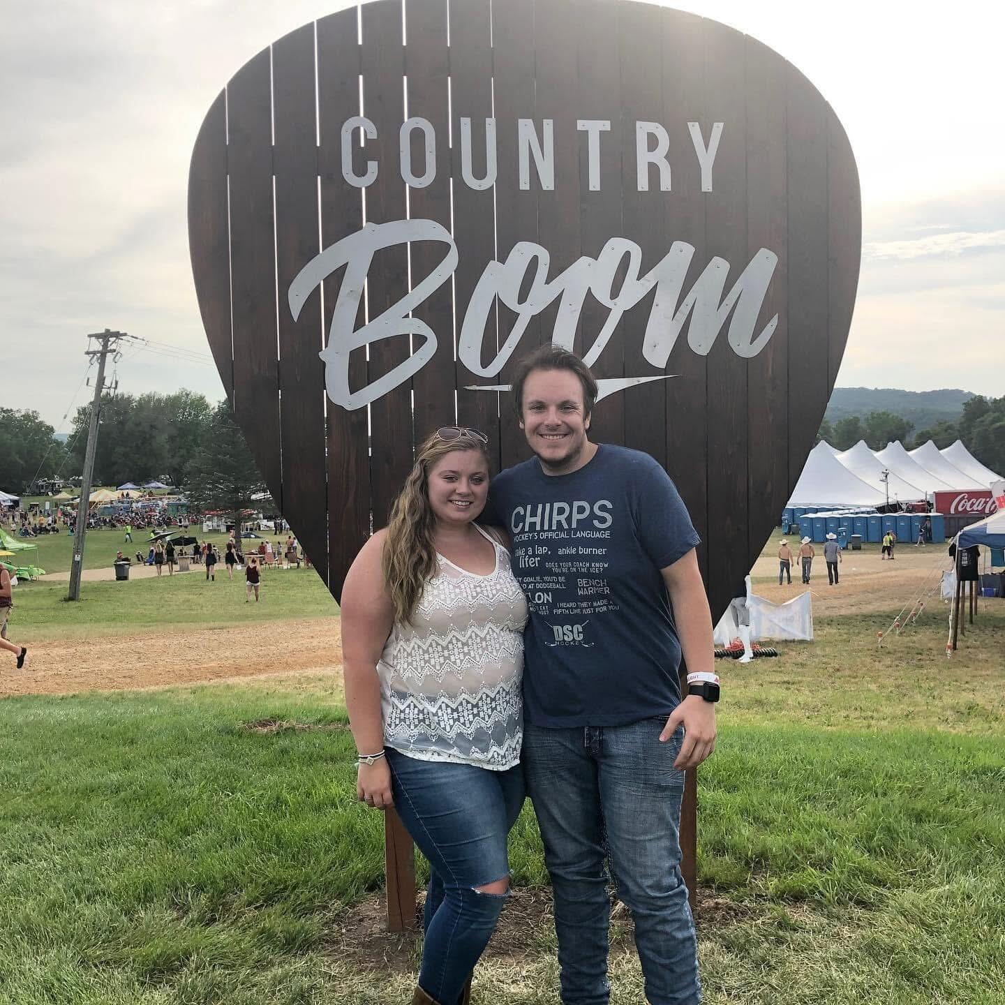 Sam and Alyssa celebrate their first anniversary seeing the person that they met (Kane Brown) at in La Crosse, WI