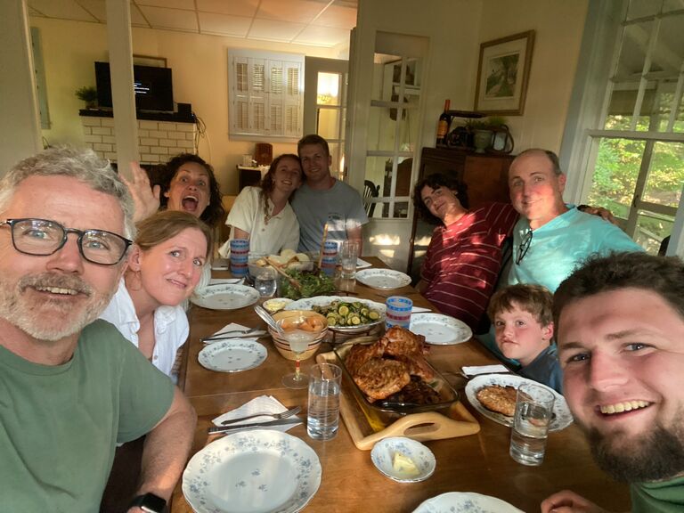 Walker meets the Killeen extended fam in Grand Haven!