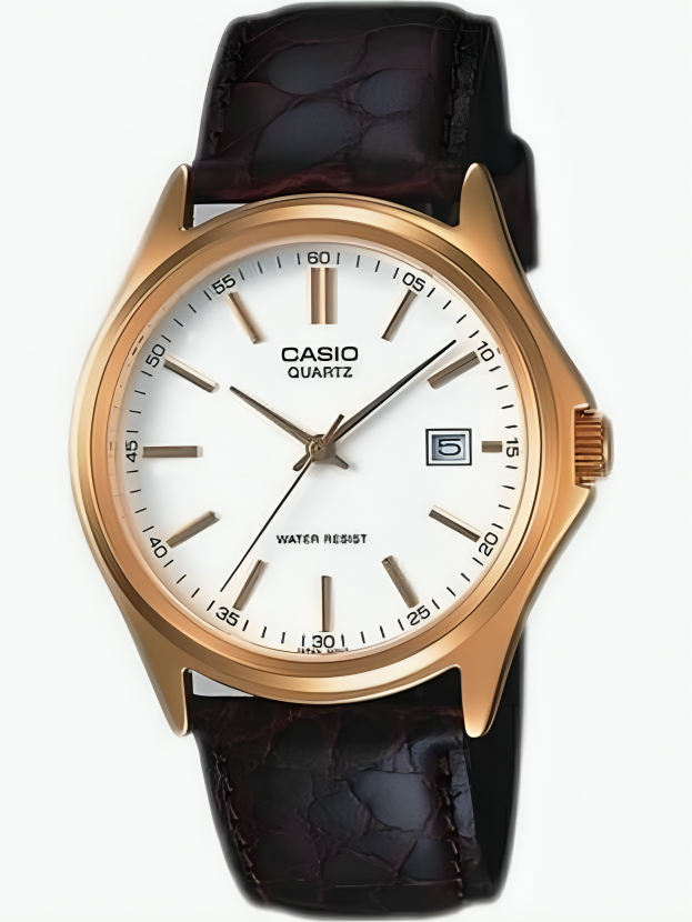 Casio Gold Analog Dress Watch men's wedding watch