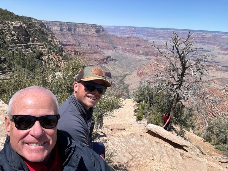 Connor's dad flies out to meet him during his cross-country trip. They stop at all the national parks in southern Utah to hike and site see.