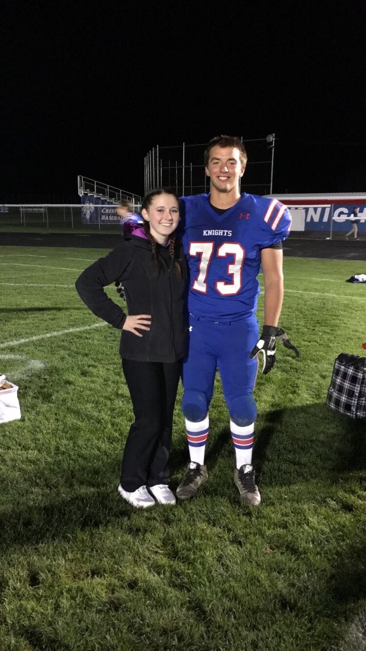 Nick and Caitlin have known each other since they were young, having grown up in the same hometown and being just two years apart at the same school.