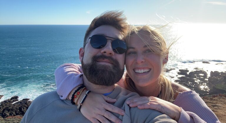Marshall visits Payton in Big Sur while she is travel nursing in California!