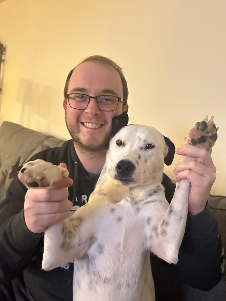 We adopted Maggie! (exactly 1 year to our wedding day).