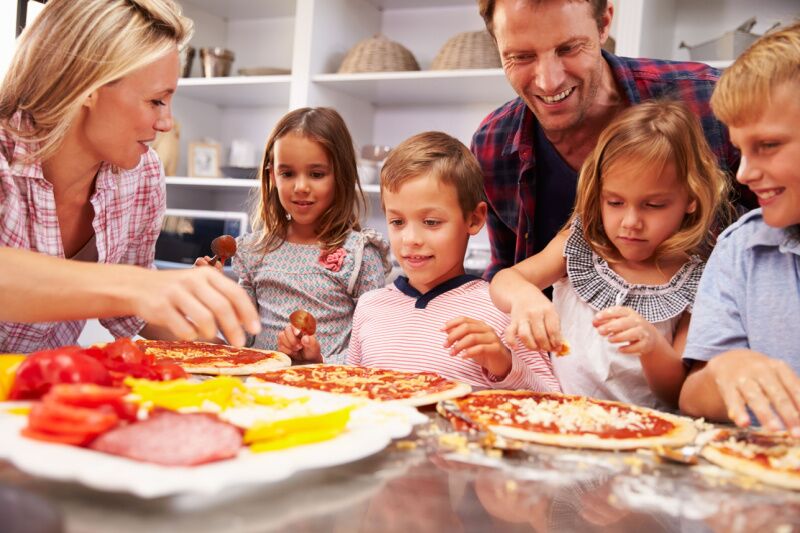 Pizza - adoption party ideas