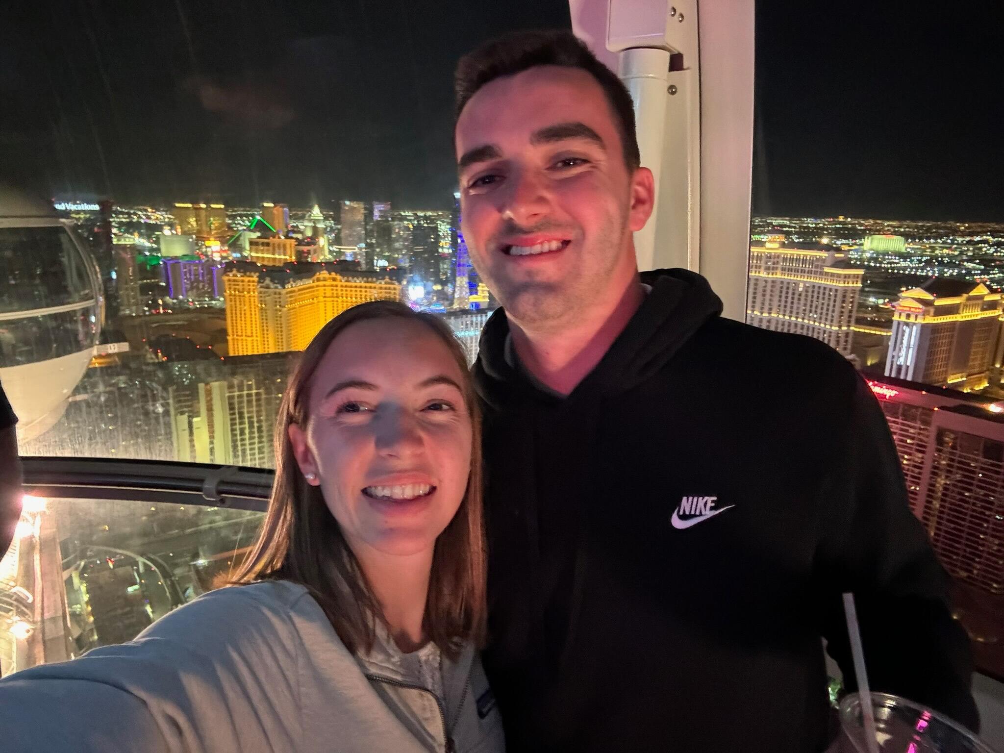 Julia and Wes visited Las Vegas for spring break!