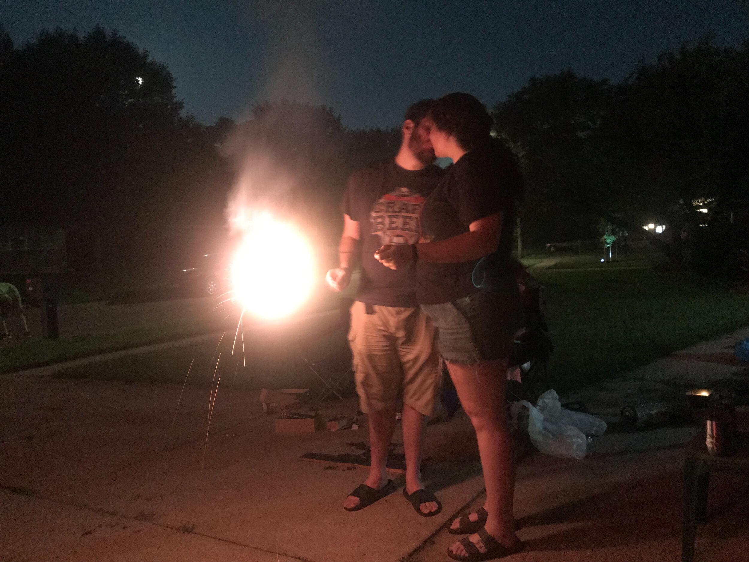 Sparks fly! Get it?