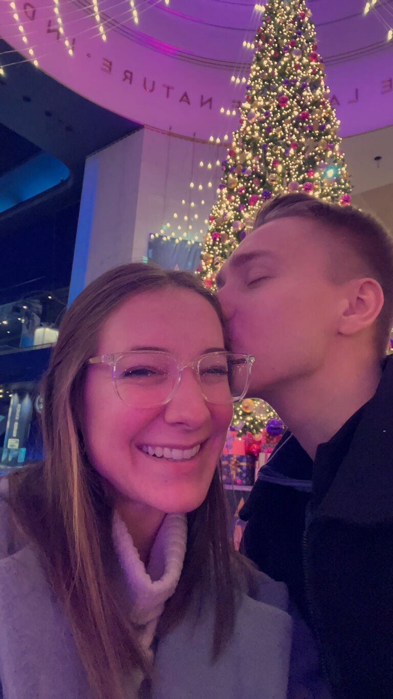 Michael is at University of Iowa, and Julia is at Dordt, so we try to make the most of any breaks that we have together!