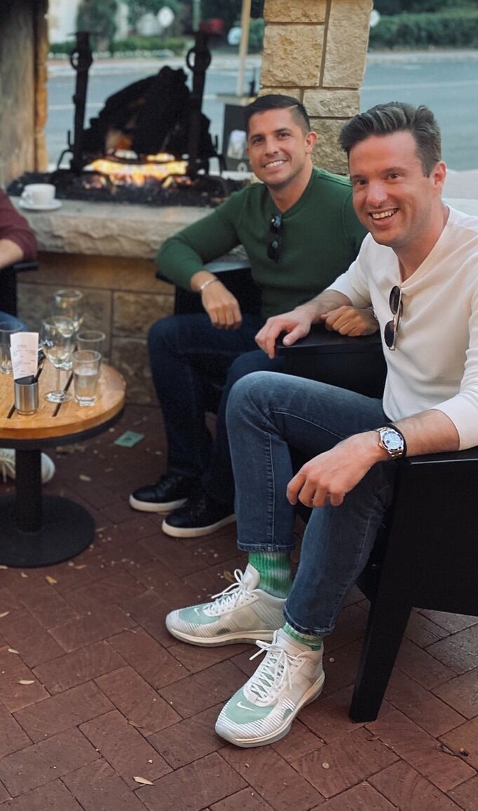 Adam + Dan meet in Dallas.