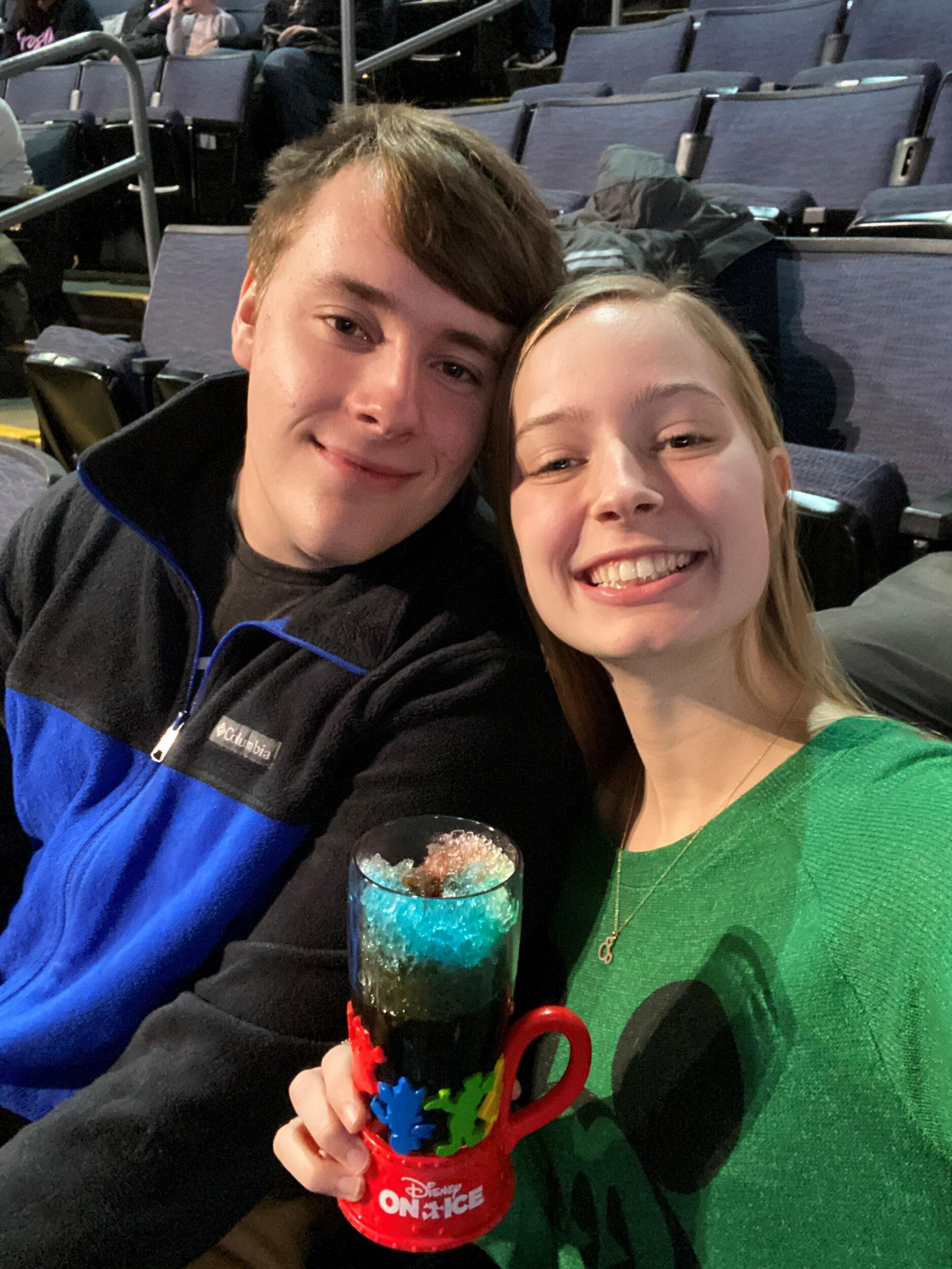 Max got Allison Disney on Ice tickets for Christmas!