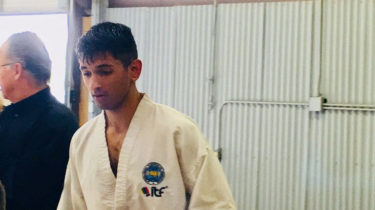 Anya and Harshil's story began with her sneaking photos of him during Taekwondo competitions in undergrad.