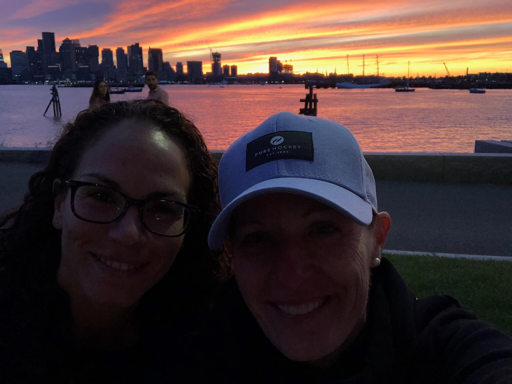 Beautiful sunsets and views of the Boston skyline - the couple can't wait for you to enjoy their hidden gem with them.