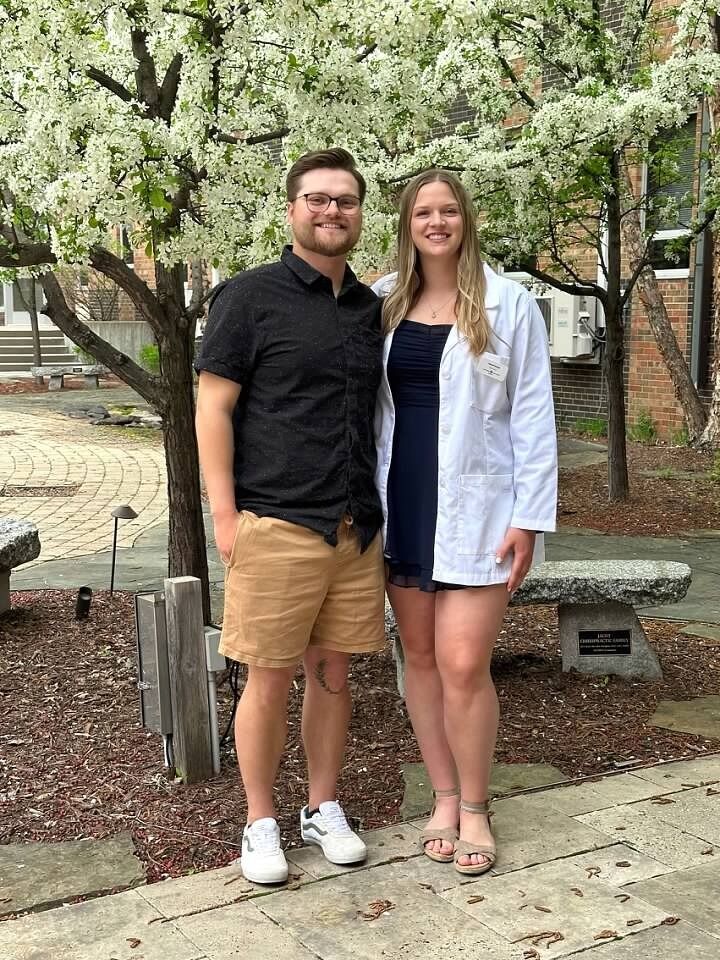 My white coat ceremony symbolizing the transition from classroom to clinic at NWHSU