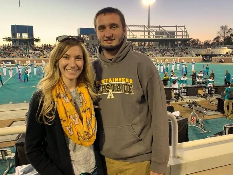 We went to our first football game as alumni