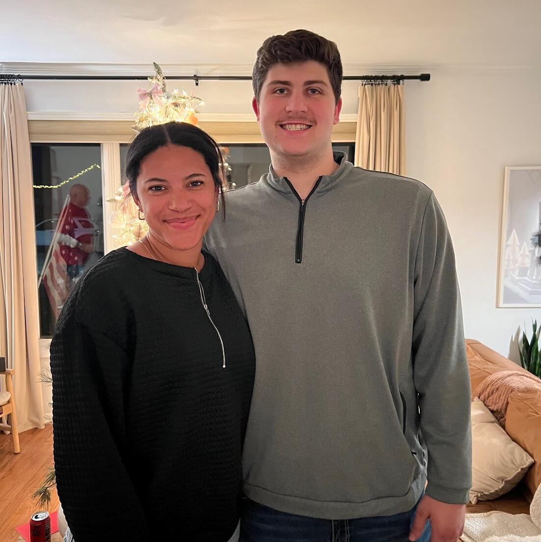 Our last Christmas as boyfriend and girlfriend!