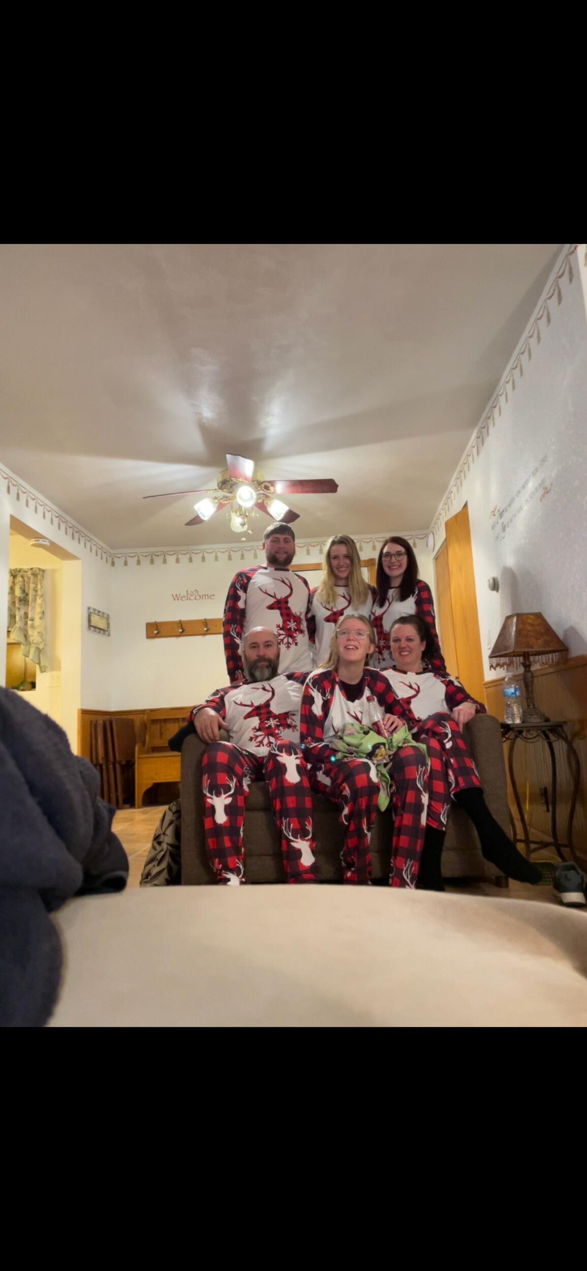 Our Christmas Eve pajamas ❤️💚