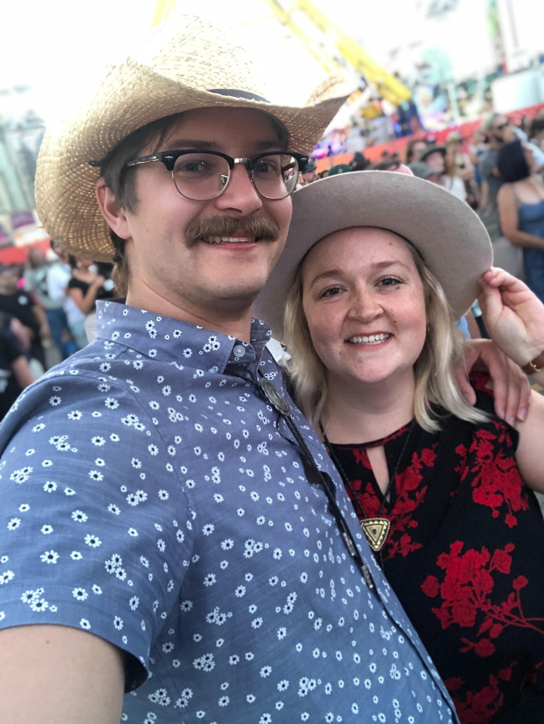 Calgary Stampede - Emily brings out Jon’s inner cowboy.