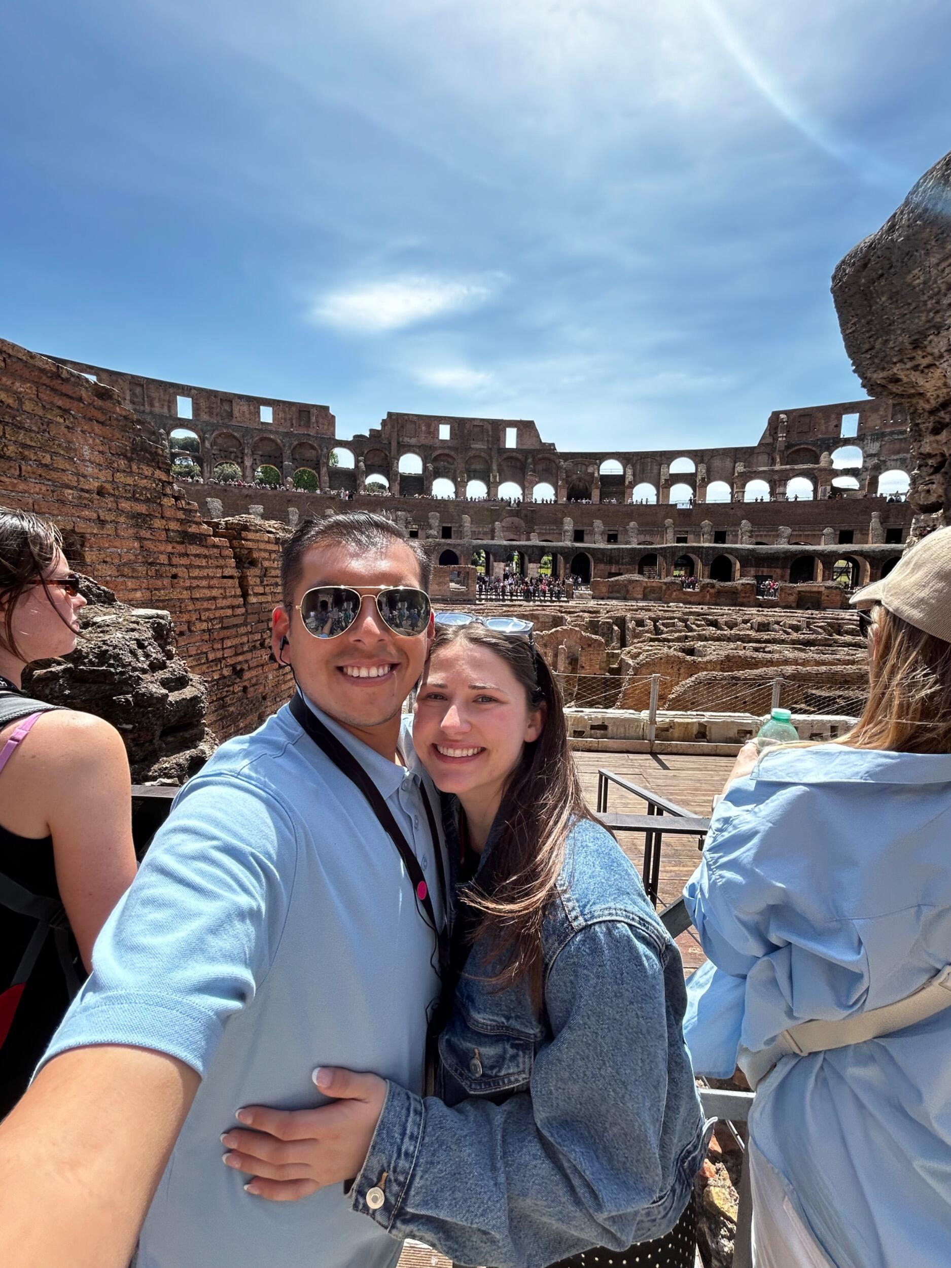 The next city was Rome! We had a very short amount of time here but we saw the Colesseum, the Roman forum, the Trevi Fountain, the Spanish steps, and a soccer game. Also some yummy pasta!