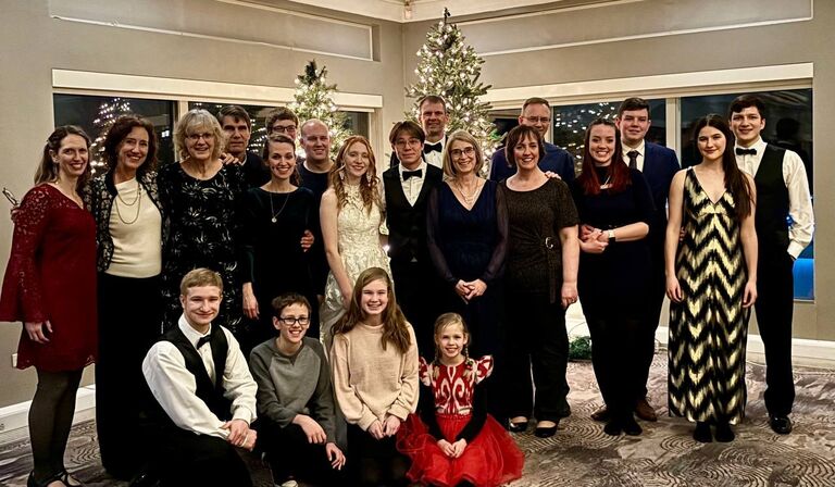 Hannah and Ethan attended Kade Erikson and Abby's wedding. Ethan was so very happy to stand up in Kade's wedding. After living in Tajikistan together and going to boarding school in German, Ethan Zerbe and the Erikson brothers are very tight. It was sweet to see such a steadfast friendship.