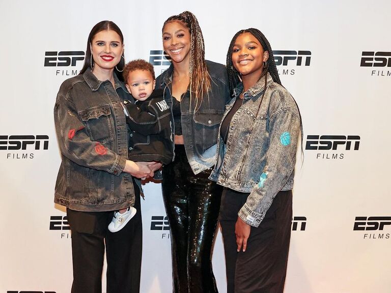 Family on the red carpet