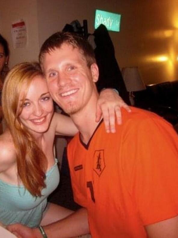 Time in college was often spent together. These two certainly loved each other's compnany!