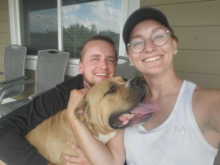 The day we brought Stanley home, and became a little family!