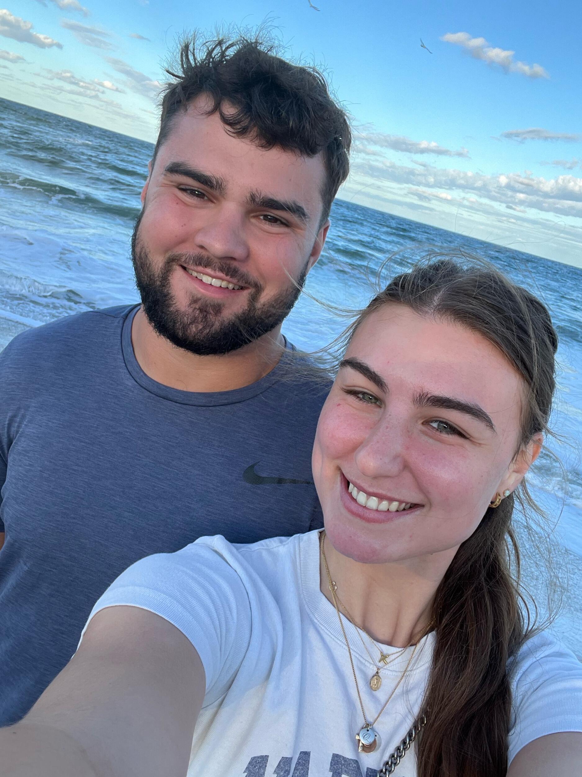 More beach time while visiting Quade!