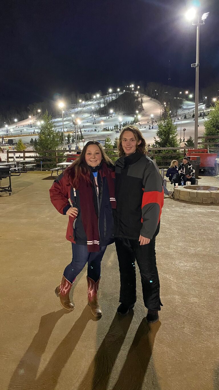 First snow ski trip