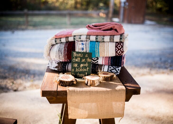 Blankets for Outdoor Ceremony