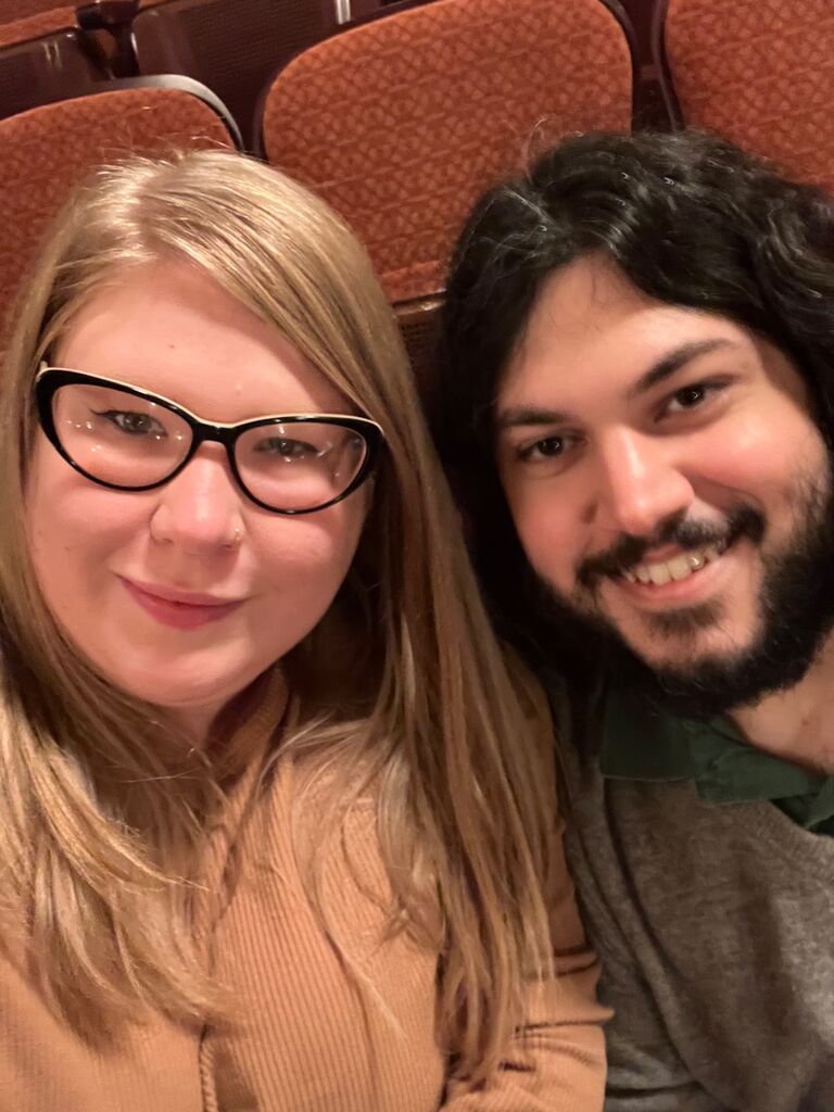 Seeing Hadestown together in Pittsburgh! Loved this show!