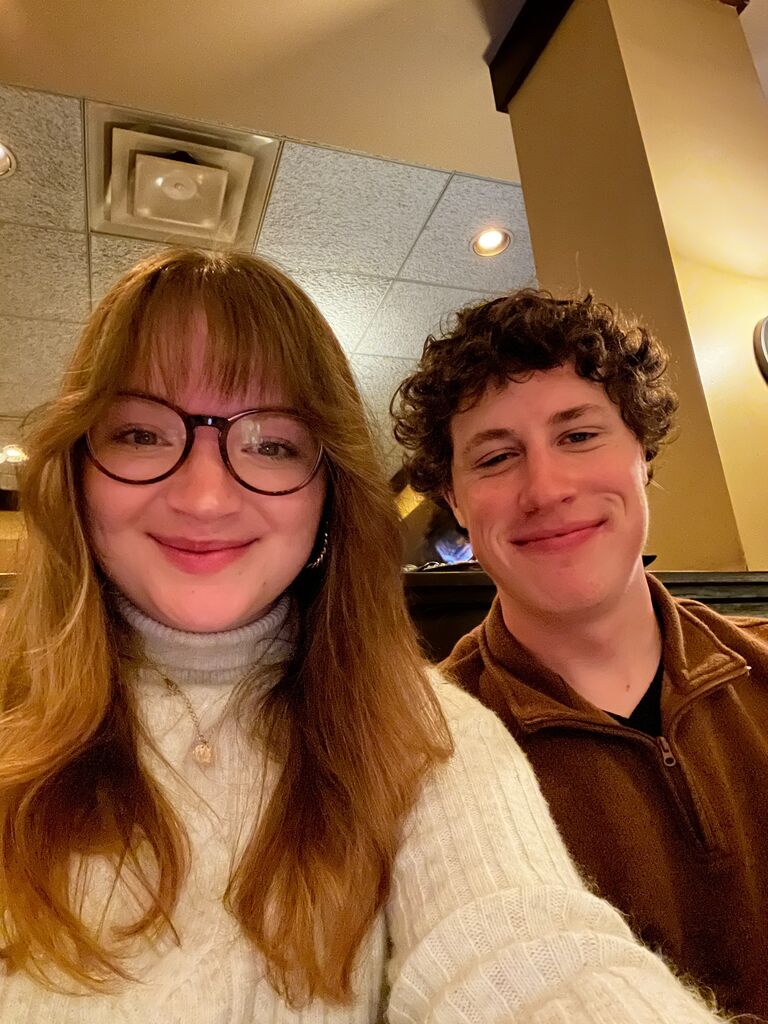 Anniversary dinner to celebrate four years together!